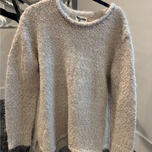 Show Me Your MuMu Soft Gray Sweater